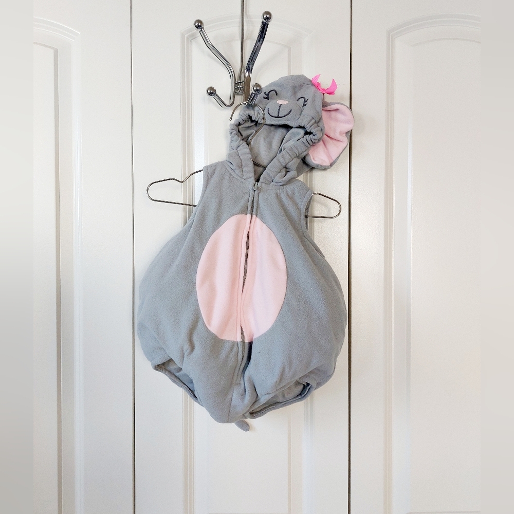 Carter's Gray and Pink Mouse Costume